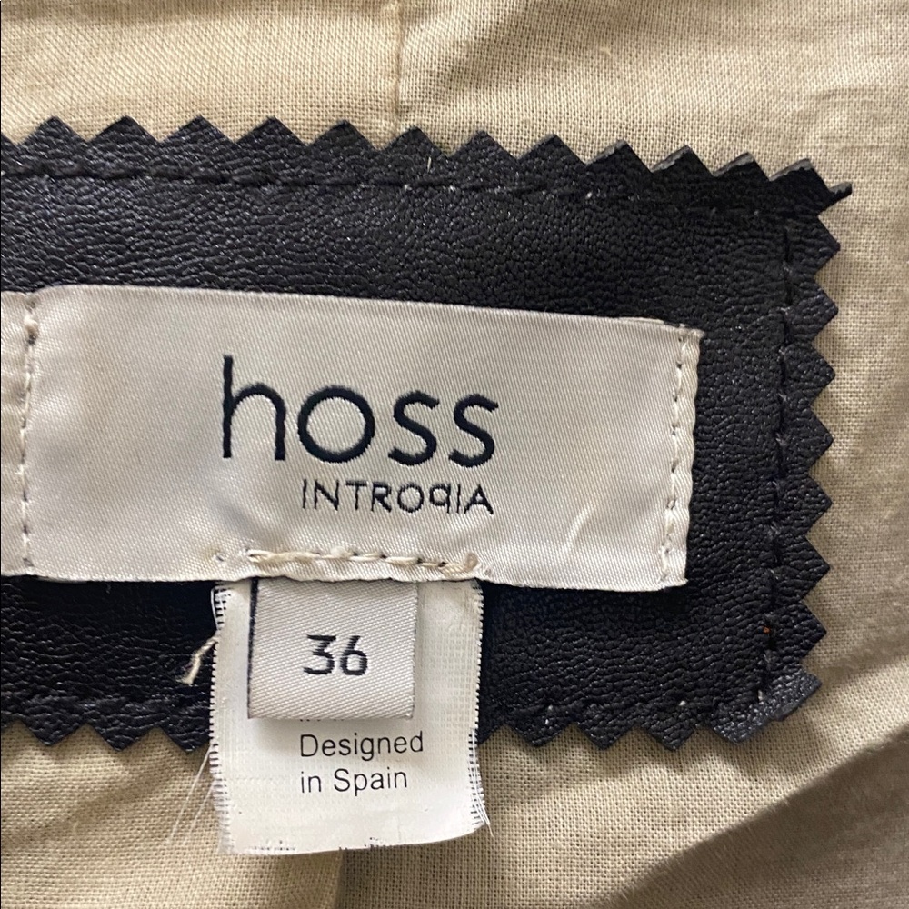 Hoss Intropia womens  leather jacket US Size Small - Picture 7 of 7